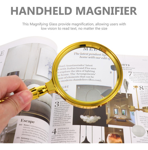 Lupa De Lectura Lupa De Mano Magnifi Portátil