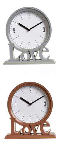 2 Uds Reloj Decorativo De Escritorio Con Palabras De Amor