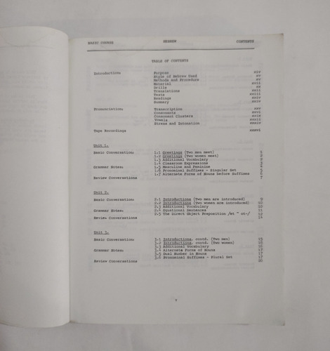 Hebrew Libro Para Aprender Hebreo Inglés- Hebreo (Usado)