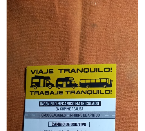 Homologaciones Informes Tecnicos Ingeniero Cambio De Uso