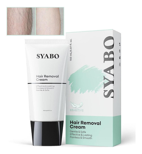 Crema Depilatoria Syabo Para Mujeres Y Hombres - 150ml