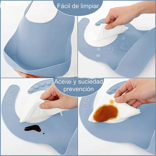 Fe Juego De Cubiertos De Silicona Antideslizante For Bebé C
