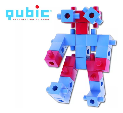 Qubic Bloques Construcción Encastre Didactico 600 Pzs