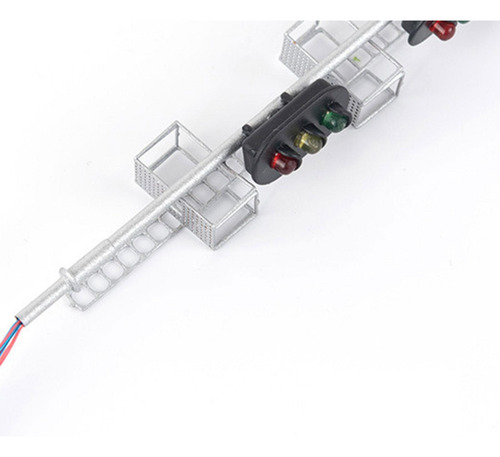 1:87 Escala Ferroviária Semáforos Ferroviários Miniatura