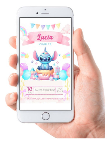 Kit Imprimible Invitación Digital Y Bolsita Lilo Y Stitch 1