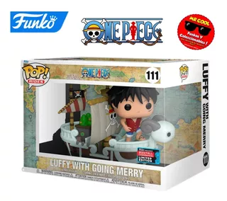 Paquete De 2 Funko Pop Luffy With Going Merry One Piece Nycc