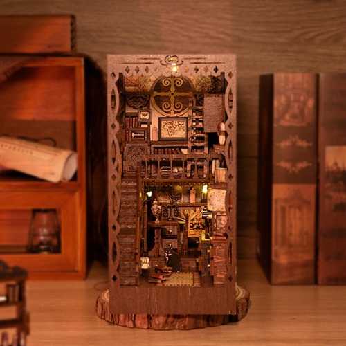Bookends Modelo Construir Kit Criativo Estante Inserção