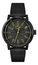 Comprar Reloj Pulsera Lacoste Negro Y Dorado Unisex Silicona Y Acero