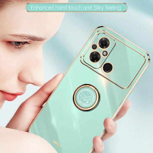 Funda De Teléfono Tpu Con Anillo Para Xiaomi Redmi Note 13 4