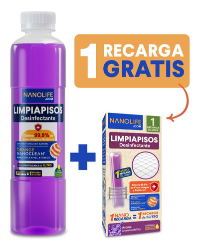 Limpiapisos Deysa Nanolife - Kit Inicial 1 Lt