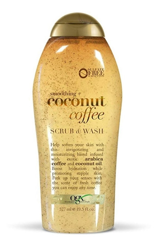 Ogx Coconut Coffee Scrub Body Wash 