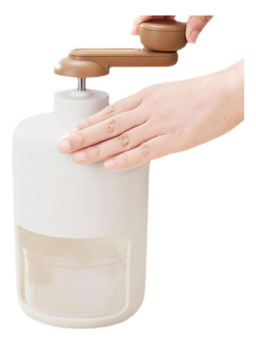Triturador Granizador De Hielo Manual Con Bandeja Manivela