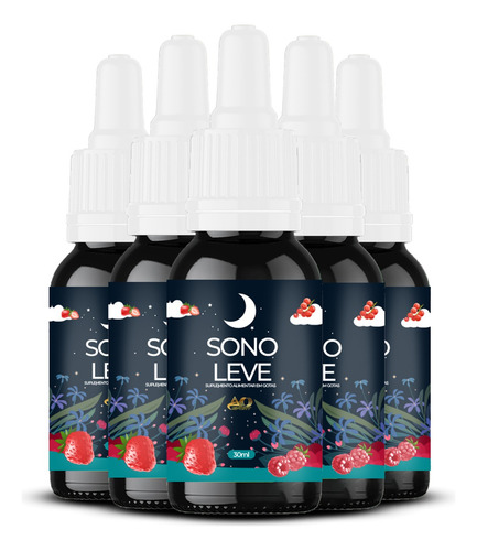 5x Sono Leve 30ml Original - Loja Oficial - Envio Imediato