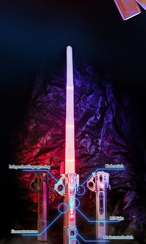 Juguete De Sable De Luz De Star Wars, Retráctil De 7 Colores