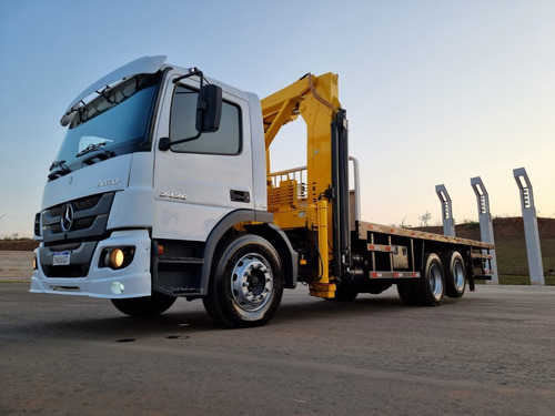 Imagem 6 de 15 de Mercedes Atego 2426 Ano 2014 Munck Masal 20.005