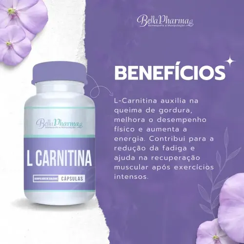 beneficios da l-carnitina L Carnitina 500mg 90 Cápsulas Reviews of LA Organo