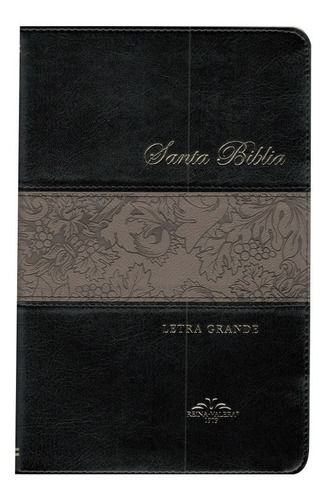 Biblia Rvr1909 (antigua) Letra Grande Imitación Piel Negro