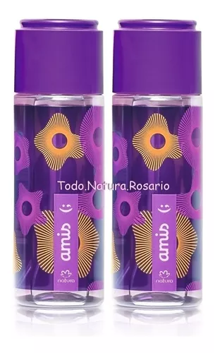 Kit X2 Perfumes Amis ;) Frutal (violeta) Todo Natura Rosario