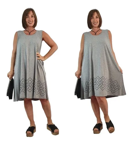 Vestido Modal Viscosa Oversize Talles Grandes Zoe