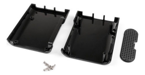 Plástico Abs Negro Caja Caja Caja Para Frambuesa Pi 3 Pi 2 M