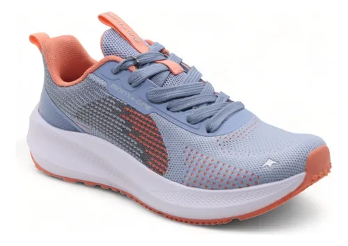 Zapatillas Montagne Mujer Speed 7 Celestes Running