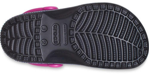 Sandália Crocs Classic Diney Villains Clog K Black