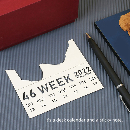 Bloco De Notas 3d Multifuncional Com Calendário 2024