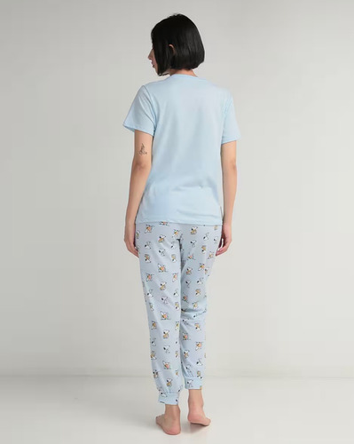 Conjunto Pijama Snoopy Peanuts Azul