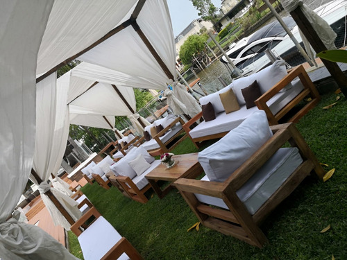 Alquiler De Livings Rústicos De Madera Para Eventos