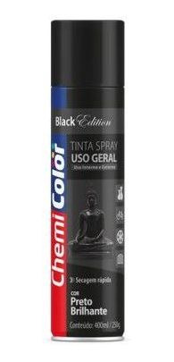 Tinta Spray Brilho Preto 400ml