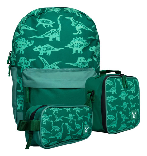  Mochila Escolar + Lonchera + Estuche Moose Niños Niñas