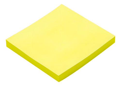 Bloco De Recado Autoadesivo 360 Graus Amarelo