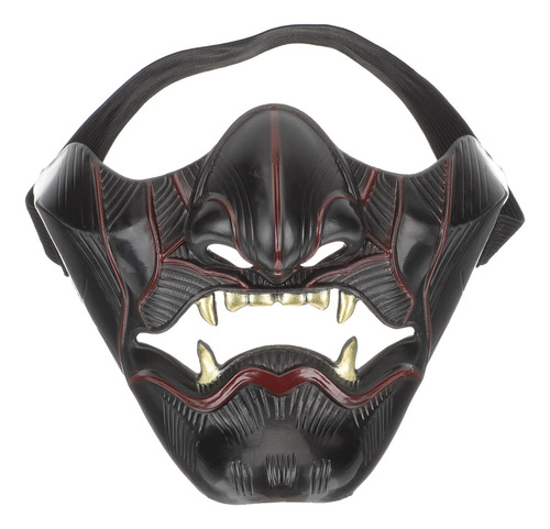 Máscaras De Habitación Samurai Half Para Hombre, Cosplay, De