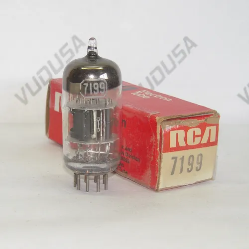 Válvula Electrónica, Vacuum Tube 7199 New Old Stock