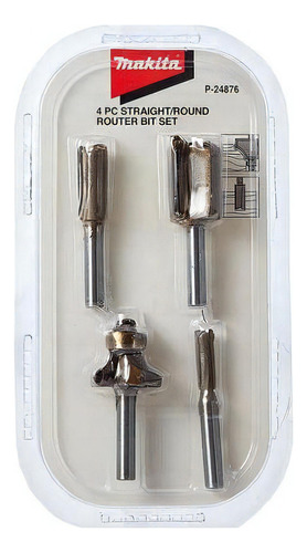 Set Fresas Makita 1/4'' Para Router Tupi Fresadora P-24876