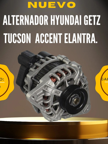 Alternador Hyundai Getz Tucson Elantra Aceent 