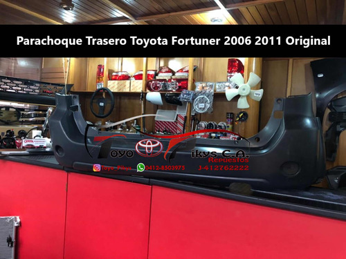 Parachoque Trasero Fortuner 2006-2011 Original