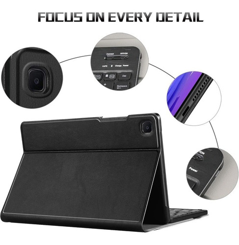 Imagen 8 de 9 de Funda Con Teclado Para Samsung Galaxy Tab A7 10.4 2020 Con Ñ