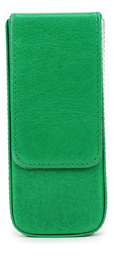 Funda Para Bolígrafo Con 3 Ranuras, Color Verde