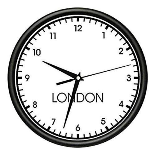 Muro De Londres Zona Horaria Mundial Reloj Oficina Negocios,
