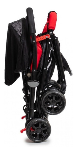 Imagen 4 de 4 de Cochecito de paseo Love 172 rojo 02 con chasis color negro