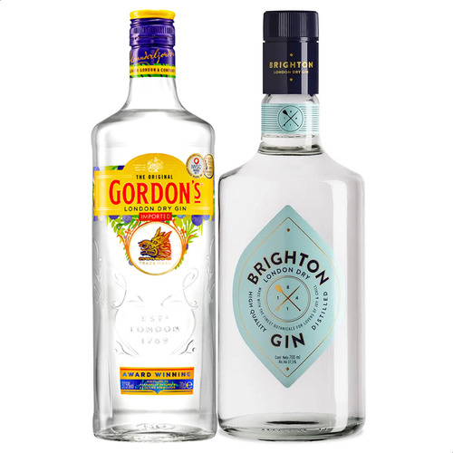 Gin Brighton + Gin Gordons London Dry Combo Degustacion