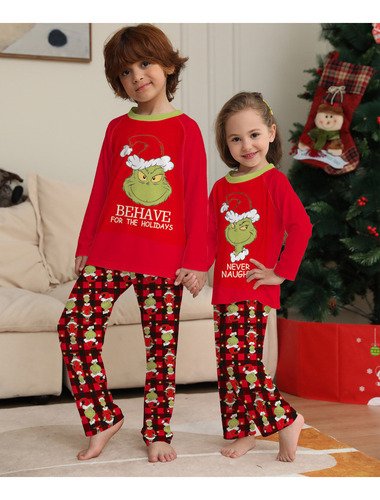 Pijamas De Navidad Ropa Para Padres E Hijos Casa Grinch 2023