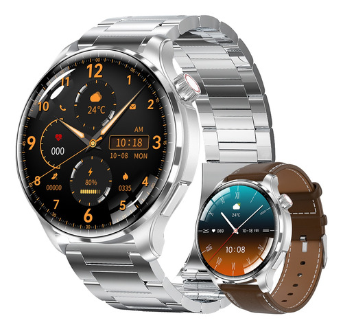 Smartwatch Gt4 Gps Track Bluetooth Call Military Brújula