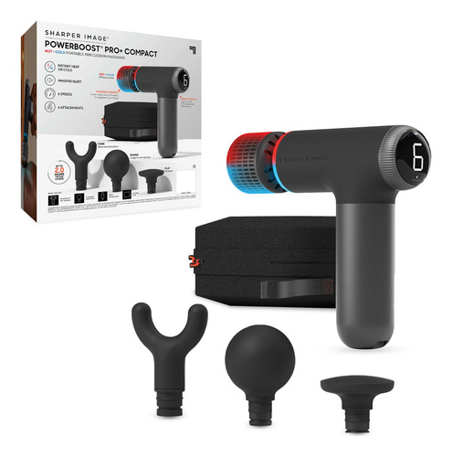 Massageador De Percussão Sharper Image Powerboost Pro+ Hot &