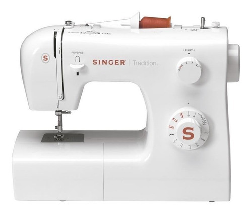 Máquina de coser recta Singer Tradition 2250C portable blanca 220V