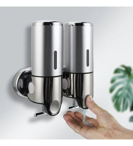 Dispensador De Jabón Thouse, Adhesivo/amurable 1000ml Plateado