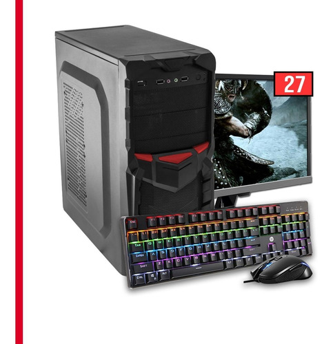 Pc Gamer Ryzen 7,ram 16gb,hd 1tb,gtx 1660 6gb,monitor 27