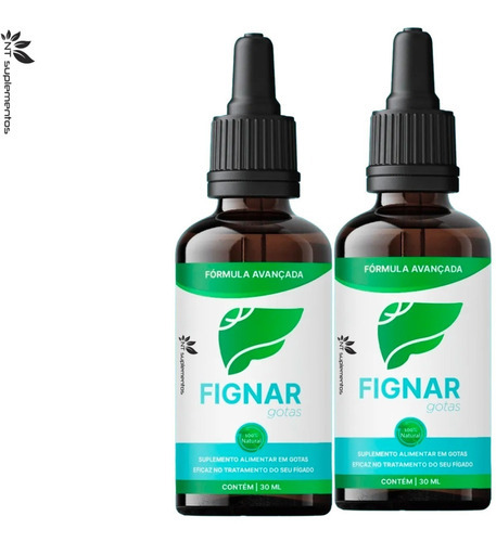 2 Fignar Gotas 30ml Suplemento Alimentar Loja Credenciada