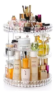 Organizador De Maquillaje Cosméticos Joyero Giratorio 360°